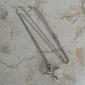 Tiffany & Co. Elsa Peretti Large Infinity Cross 28” Chain